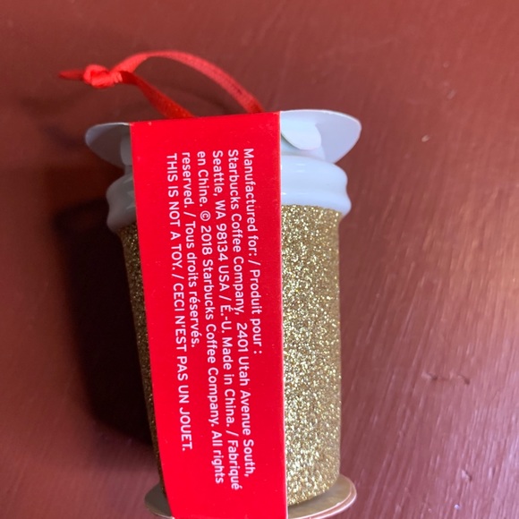NWT 2018 Starbucks Ceramic Christmas Ornament - Picture 3 of 4